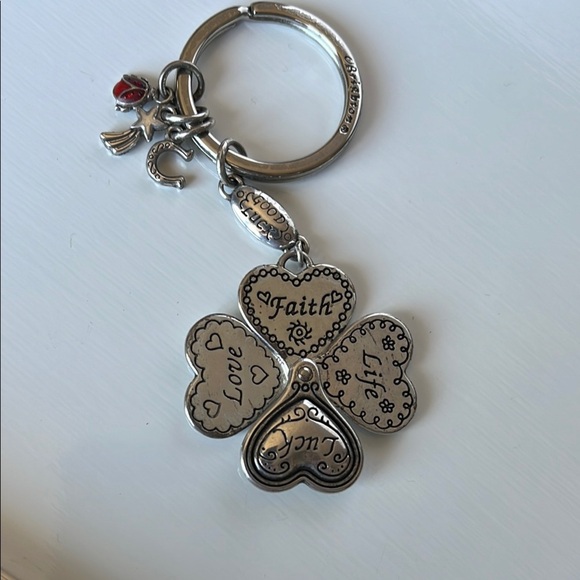 Brighton Silver Clover Keychain - Picture 1 of 8